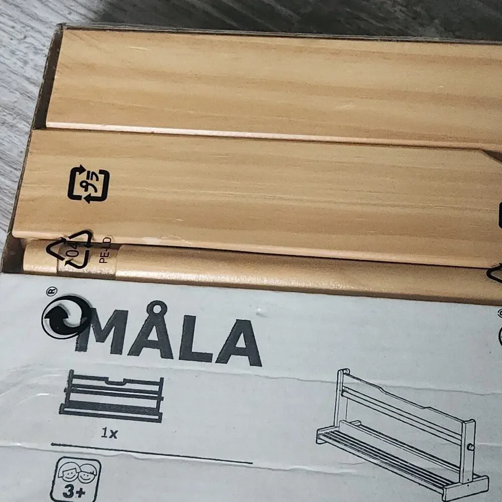 IKEA MÅLA Paper Roll Holder with Storage | Organize Unroll & Create with Ease